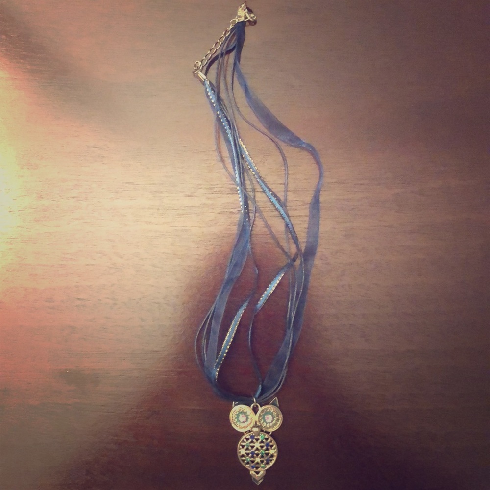 Handmade owl necklace